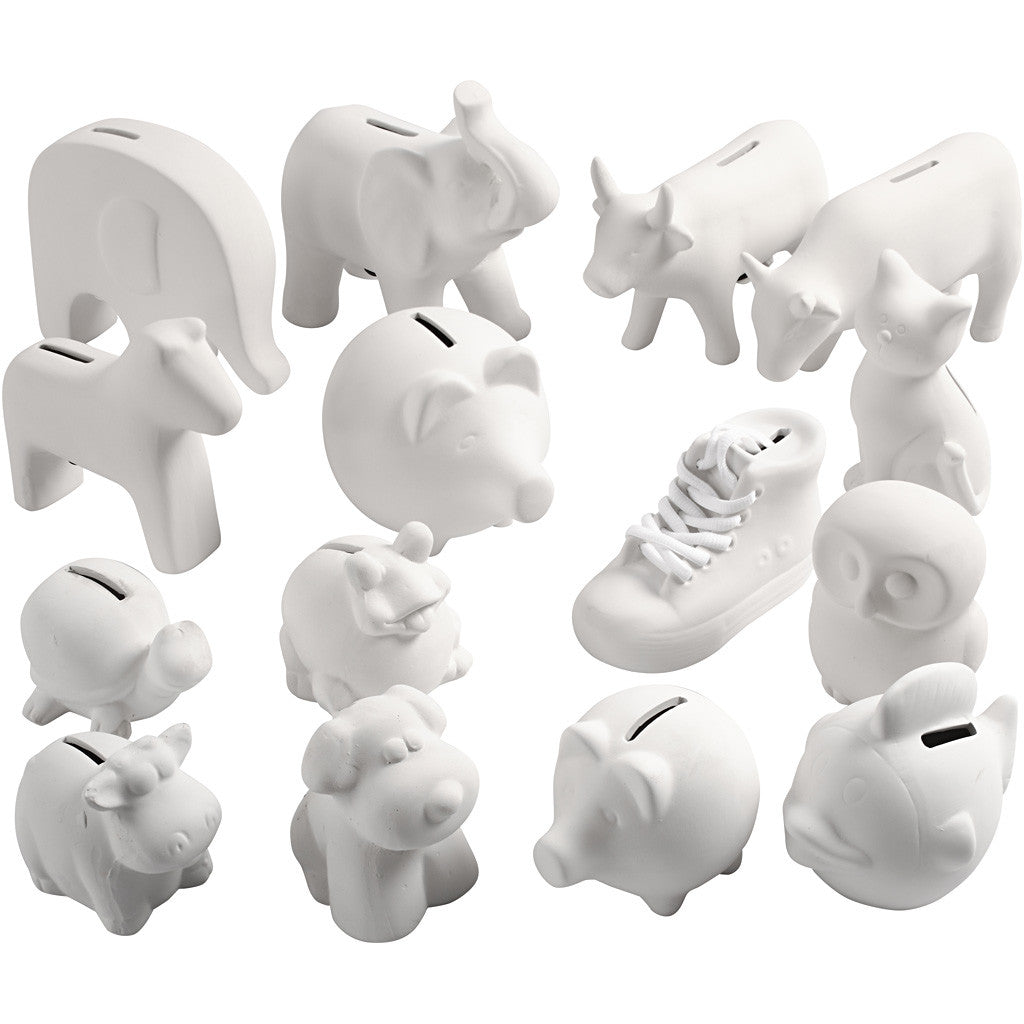 Money Boxes, white, 106 pc/ 1 pack [HOB-99493]