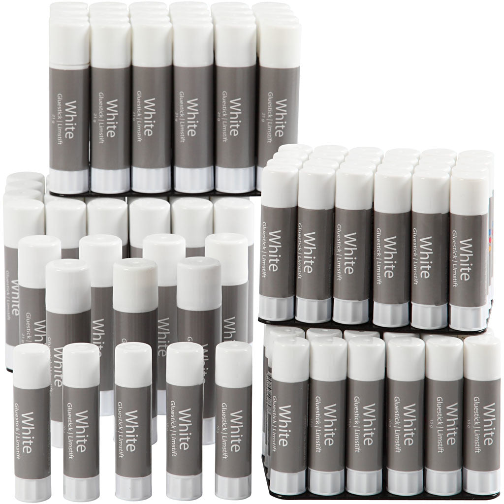 White glue stick, 2x72 pc/ 1 pack [HOB-99522]