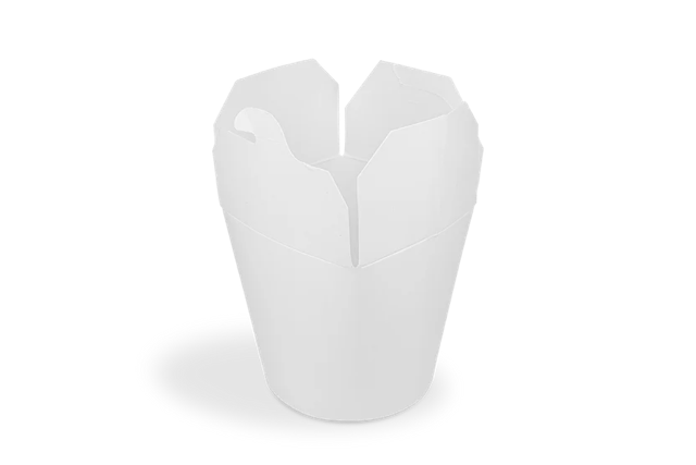 Wok to Go cup Carton 8x8,6 cm 16oz 400ml White (500 pcs) [TK-9987001]