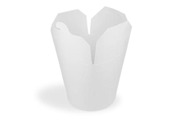 Wok to Go cup Carton 9,4x9,7 cm 26oz 750ml White (500 pcs) [TK-9987002]