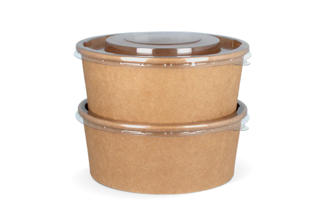 Lid salad Poke Bowl 500ml-750ml-1000ml Ø14,8cm transparent stackable (300 pcs) [TK-9987011]