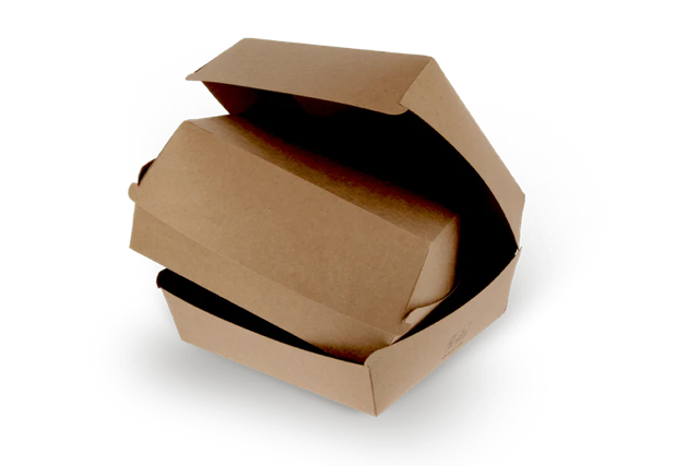 Menubox / Hamburger Tray 20x8,8x20 cm FSC®Mix kraft (300 pcs) [TK-9987220]