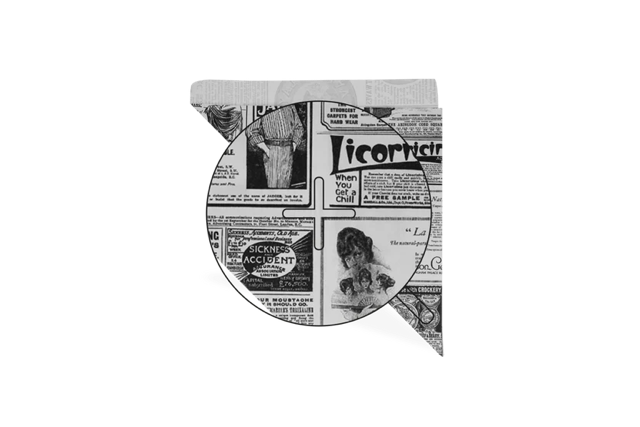 Cone Bags greaseproof paper 'Newspaper' 24x34 cm (1.000 pcs) [TK-9987277]