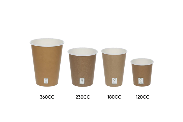 Coffee Cup 120cc 4oz Ø6,3cm kraft Brown FSC®Mix (1.000 pcs) [TK-9987431]