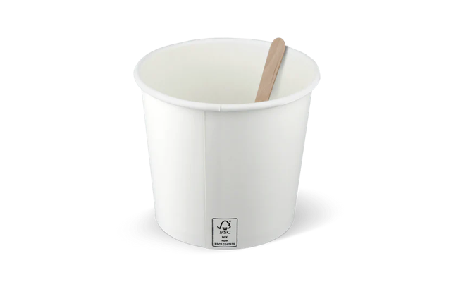 Ice cream cup Carton 360ml Ø9 cm 12oz FSC®Mix White (1.000 pcs) [TK-9987447]