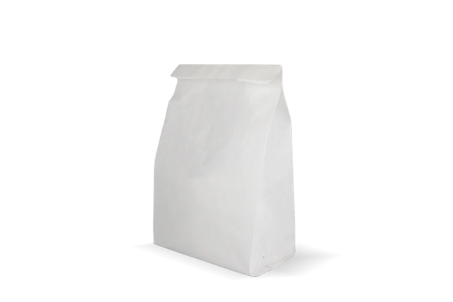 Snack Bags perforated Paper (2 pond) 16x10x31 cm White 45gr (1.100 pcs) [TK-9987489]