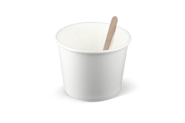 Ice cream cup Carton 360ml Ø106mm 12oz White (1.000 pcs) [TK-9987530]