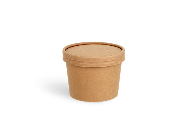 Soup cup Carton 240ml Ø9 cm 8oz kraft (500 pcs) [TK-9987578]