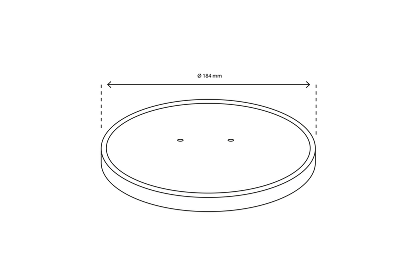 Lid salad Poke Bowl 900-1300ml Ø18,4cm White (150 pcs) [TK-9987596]