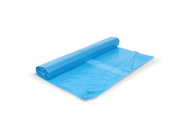 Garbage bags 120 liter 70x110cm 20 Rolls With 25 bags blue (licht) (500 bags) [TK-9987662]