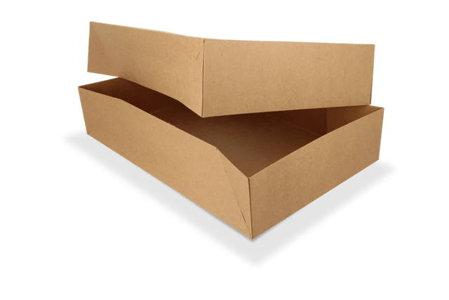 Catering boxes kraft 36x25x8cm with Window (50 pcs) [TK-9987698]