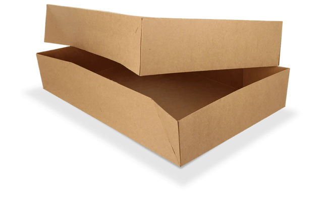 Catering boxes kraft 46x32x8cm with Window (50 pcs) [TK-9987699]