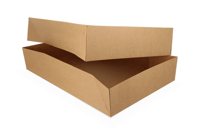 Catering boxes kraft 56x32x8cm with Window (50 pcs) [TK-9987700]
