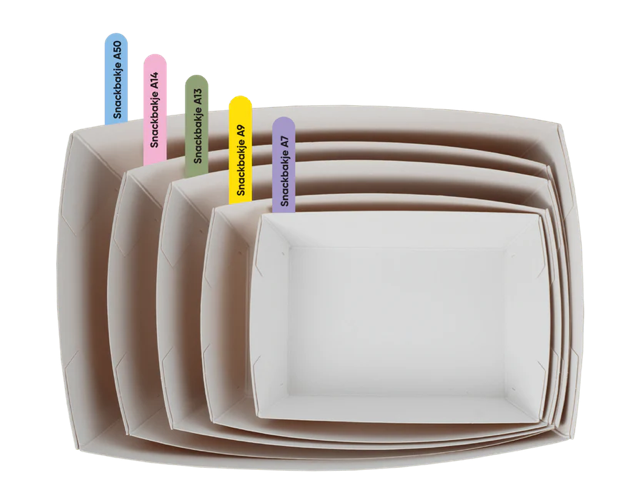 Fries trays A7 kraft/White (400 pcs) [TK-9987891]