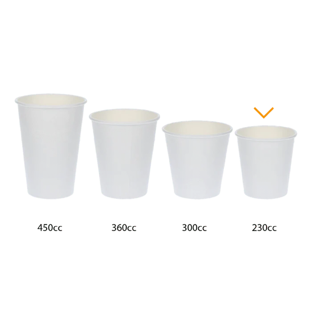 Coffee Cup Carton 230cc 8oz Ø8 cm striped (1.000 pcs) [TK-9987930]