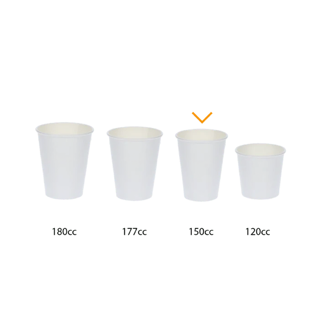 Coffee Cup Carton 150cc 6oz Ø7 cm striped (2.500 pcs) [TK-9987932]