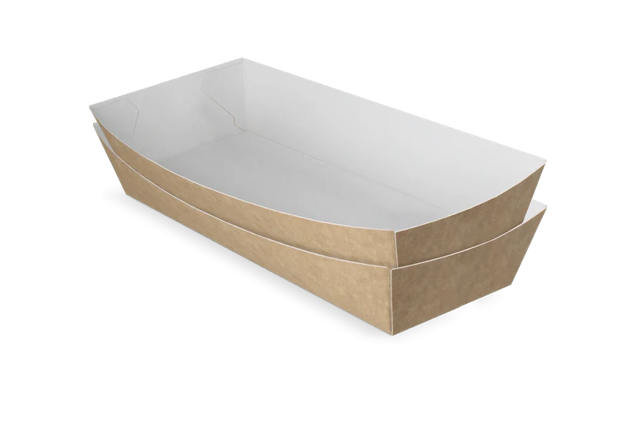 sauceage trays A18 kraft/White (400 pcs) [TK-9987960]