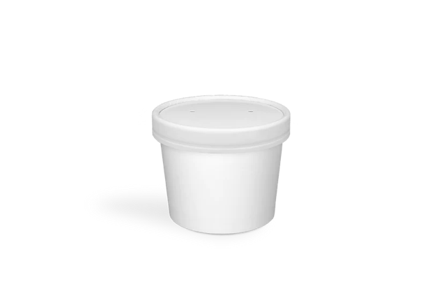 Soup cup Carton 240ml Ø9 cm 8oz White (500 pcs) [TK-9988008]