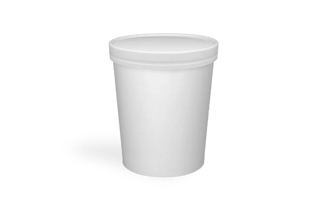 Soup cup Carton 1000ml Ø11,8cm 32oz White (500 pcs) [TK-9988009]