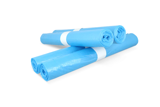 Garbage bags 120 liter 80x110cm 15 Rolls with 20 bags blue (300 bags) [TK-9988011]