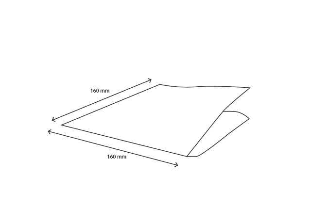 Hamburger bag 16x16cm kraft greaseproof paper (2.000 pcs) [TK-9988044]