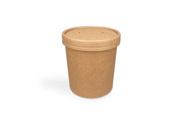 Soup cup Carton 450ml Ø9,8 cm 16oz kraft (500 pcs) [TK-9988174]