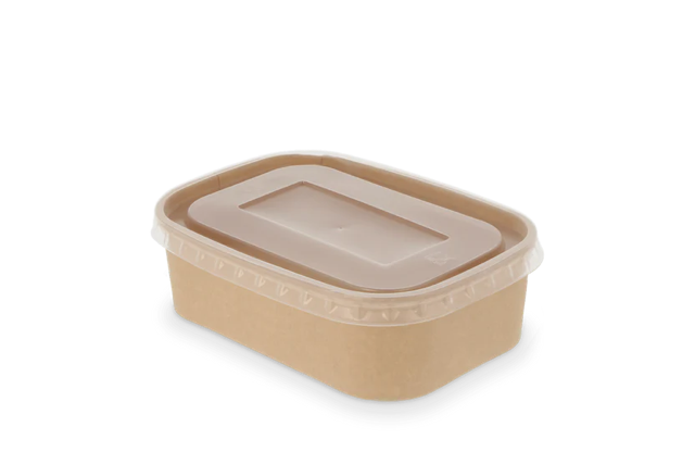 Cardboard container 12,1x5,2x17,3 cm 650ml Kraft (300 pcs) [TK-9988187]