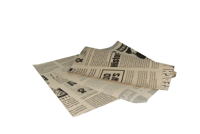 Hamburger Wrapping paper greaseproof 33x30cm FSC®Mix newspaper Brown (2.000 pcs) [TK-9988203]