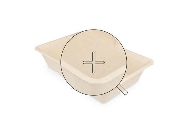 Fries trays A13 Sugarcane (500 pcs) [TK-9988297]