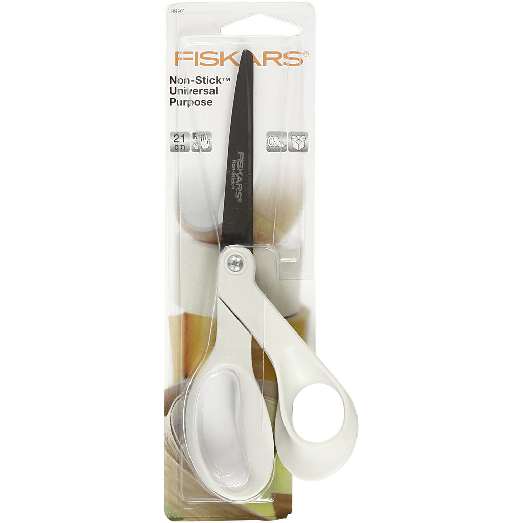 Fiskars Non-stick General Purpose Scissors, L: 21 cm, right, 1 pc [HOB-9997]