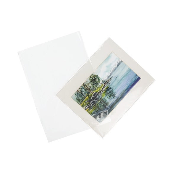 Plastic Bags 21.4x26cm Transparent (100 pieces) [B108NF]