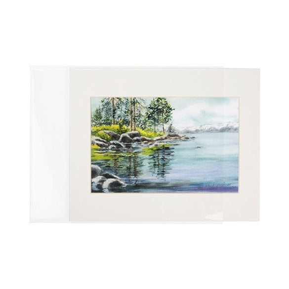 Plastic Bags 21.4x26cm Transparent (100 pieces) [B108NF]