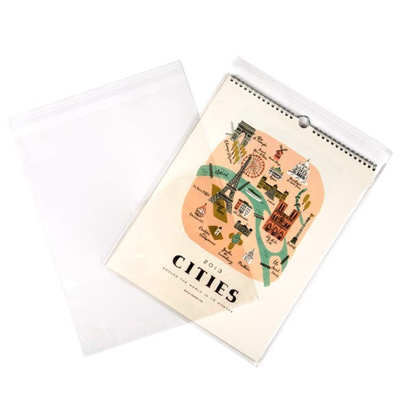 Plastic Bags 29x36cm Transparent Peel and Seal (100 pieces) [B11]