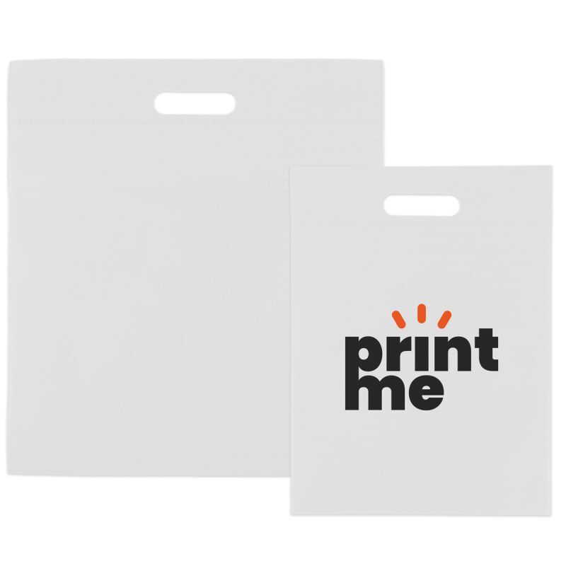 Non-woven Carrier Bags White 30x40cm (400 pcs) [FP-DNW021]