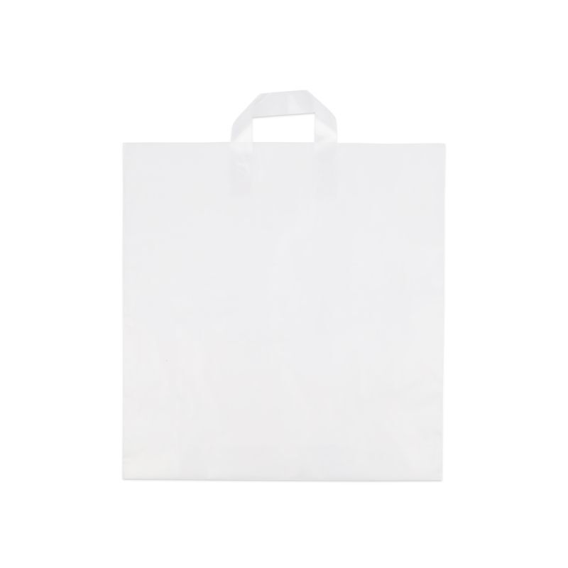 Plastic shopping bags 41x44+2x4cm Semi-transparent (250 pcs) [FP-DQL002]