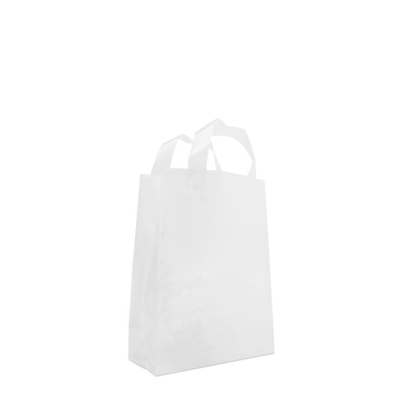 Plastic block-bottom bags 22+10x30cm Semi-transparent (250 pcs) [FP-DQL005]