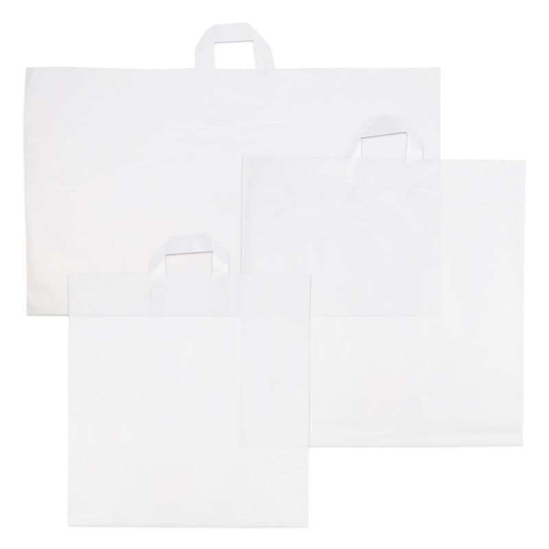 Plastic shopping bags 75x45+2x5cm Semi-transparent (250 pcs) [FP-DQL012]