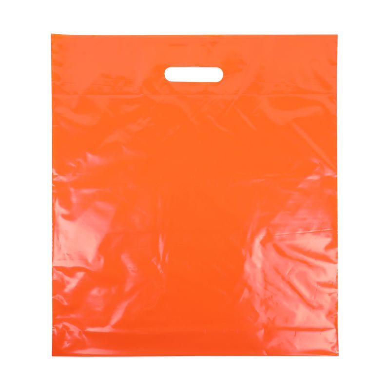 Plastic Carrier Bags 45x50+2x4cm Orange (400 pcs) [FP-DQU205]