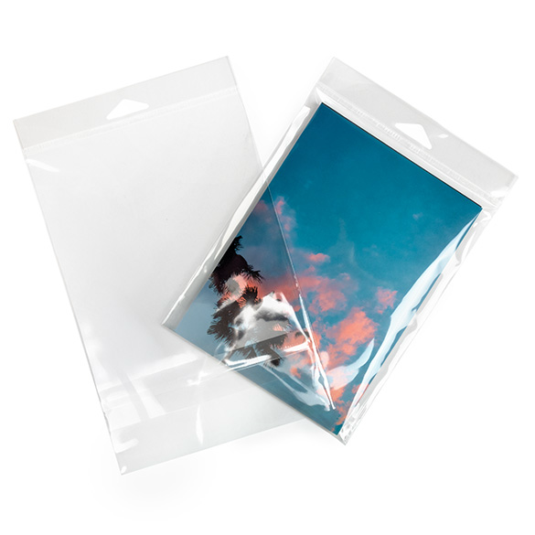 Headerbags 14.8x19.1cm with Protective Closure (100 pieces) [HB7B2PC]