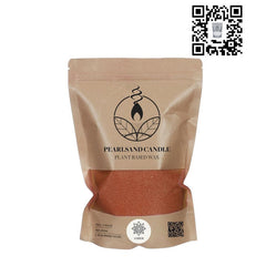 Pearlsand Scented Candle 400gr Amber (6 pcs) [IFS-32919]