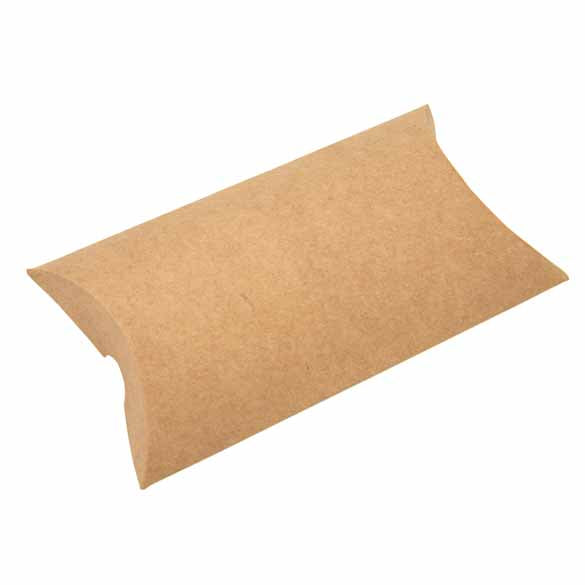 Pillow Packs Kraft 7.6x2.5x12.7cm (25 pieces) [KPB76]