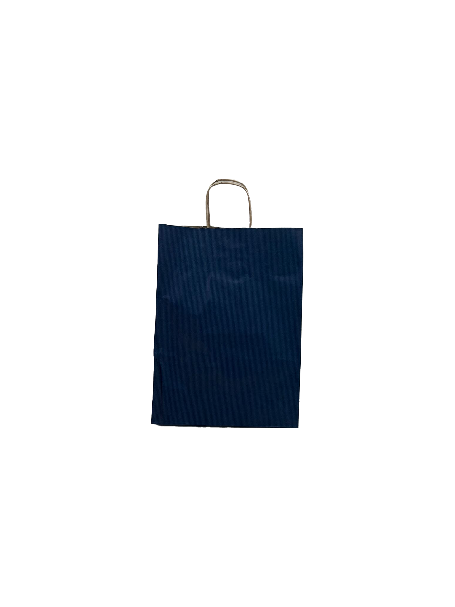 Paper Carrier Bags dark Blue 26+12x35cm Kraft 90 grams (50 pieces) [PAM2635DKBL]