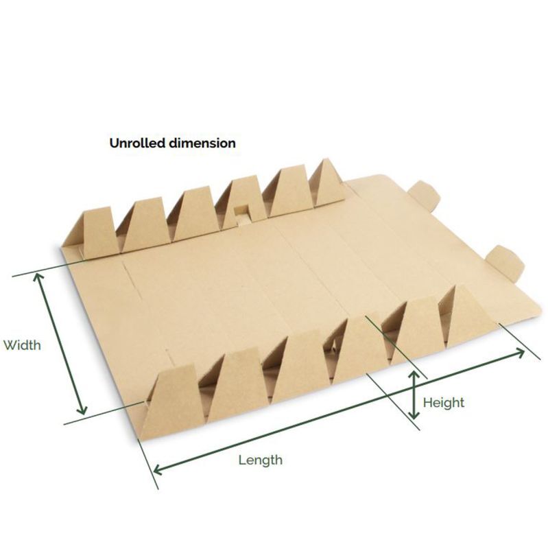 Rollor Light 51,2x21,2x18,8cm Brown (25 pcs) [FP-ROL004]