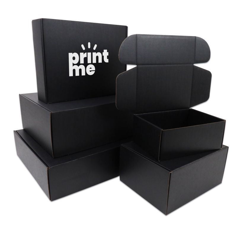Shipping boxes 39x30x14cm Black (50 pcs) [FP-VPD106]