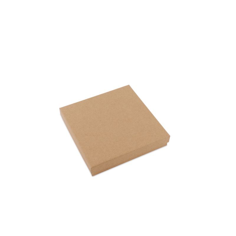 Kraft Gift Boxes with Lids 17,7x17,7x3,2cm Brown (40 pcs) [FP-VPL006]