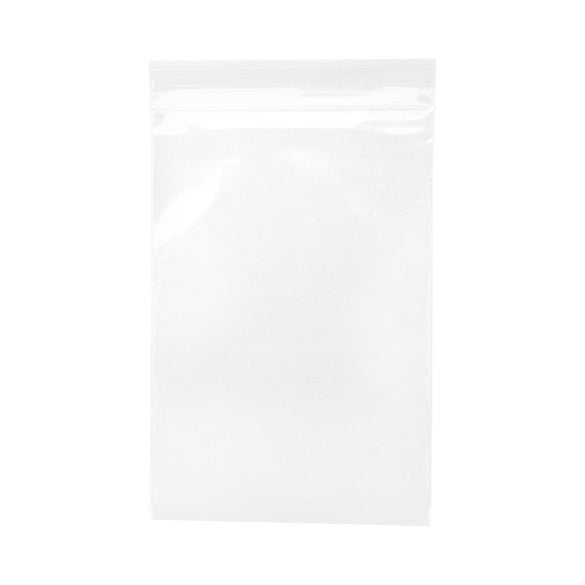 Grip Seal Bags 10x15cm Crystal Clear PP 75 micron (100 pieces) [Z3C46]