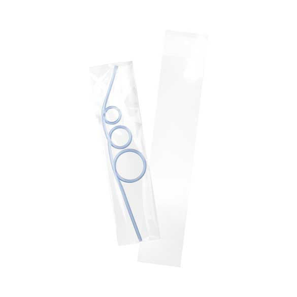 Plastic Bags 6.4x31.1cm Transparent Peel and Seal (100 pieces) [B2X12]