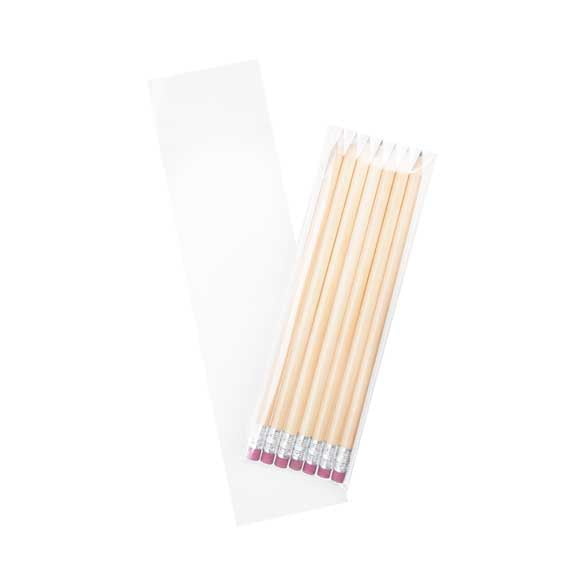 Plastic Bags 6.5x21.5cm Transparent Peel and Seal (100 pieces) [B2X8]