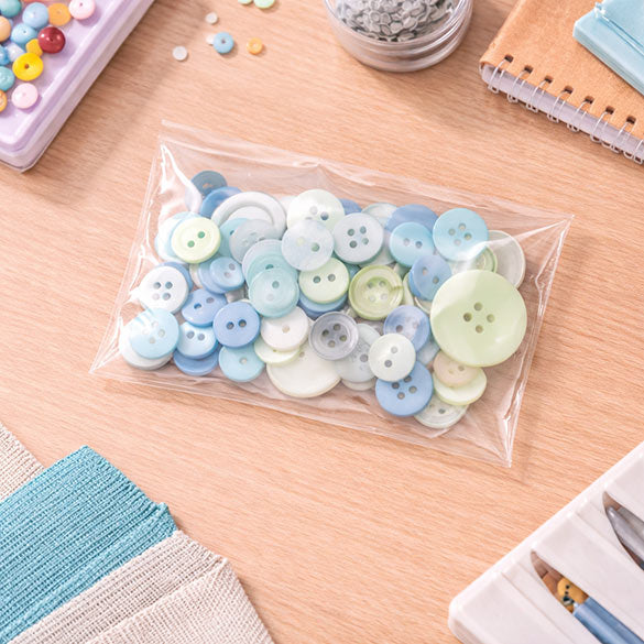 Plastic Bags 9x5cm Transparent Peel and Seal (100 pieces) [B3X2]