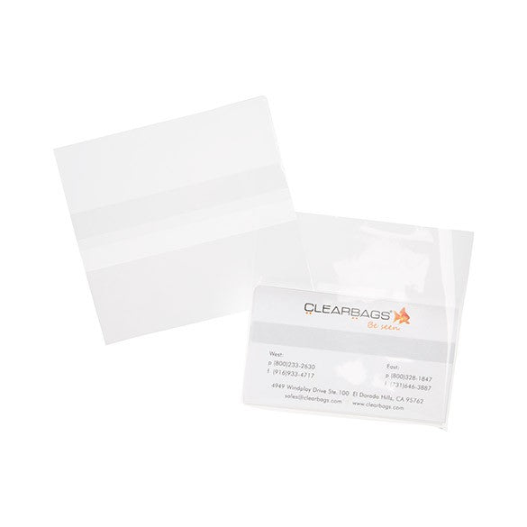 Plastic Bags 9.7X6cm Transparent Peel and Seal (100 pieces) [B3X2XPC]